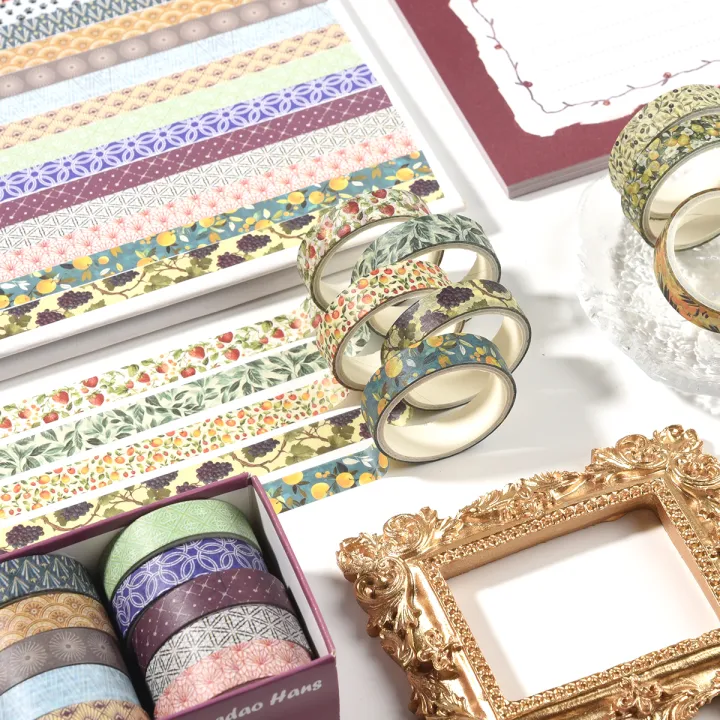 10%20Rolls%20Flower%20Washi%20tapes%20set%20School%20supplies%20Cute%20stickers%20Masking%20tape%20Aesthetic%20stationery%20Scrapbooking%20journal%20decoration%20-%20Image%203