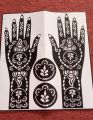 Bridal Design Mehndi Stencils (Full Sheet). 