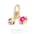 ONE PIECE Keychain Monkey D. Luffy Nami Anime Peripherals Bluetooth Headset Charm Delicate Fashion Jewelry  for Friends. 