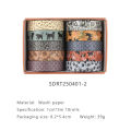10 Rolls Flower Washi tapes set School supplies Cute stickers Masking tape Aesthetic stationery Scrapbooking journal decoration.