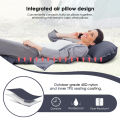 Outdoor Camping Inflatable Mattress Sleeping Pad With Pillows Ultralight Air Mat Built In Inflator Pump Hiking.