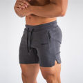 Men's Zip pocket sweatpants Fitness Gyms Shorts Men Summer Running Short Pants Male Jogger mesh Workout Beach sports short pants. 