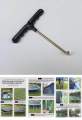 Trampoline Hook Spring Pulling  Hook(1Pcs) Jump Mat Hook Trampoline Mat Assembly Installation Tool Spring Retractor. 