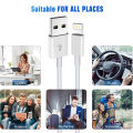 3A USB A to Lightning Cable For iPhone 14 13 12 11 Pro Max Plus XR Max USB A Fast Cable Charger Wire Phone Accessories 1M 2M 3M.