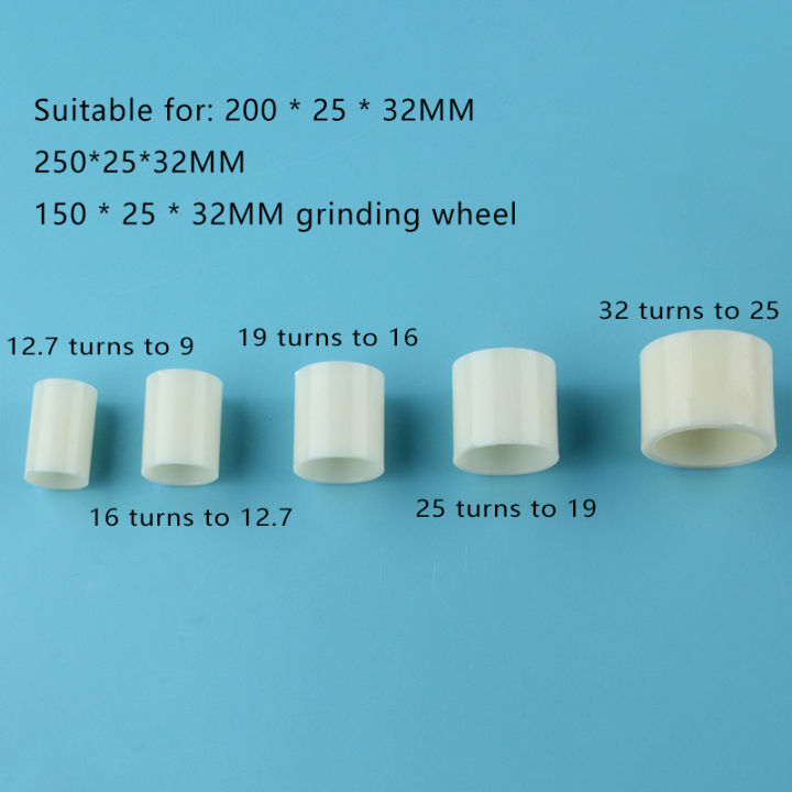 5-sizes/set%20Grinding%2032-25-22-19-16-12.7mm%20250/150mm%20Plastic%20Wheel%20Arbor%20Bushing%20Adapter%20Kit%20for%20Bench%20Grinder%20Reducer%20Ring%20-%20Image%206