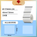 Phomemo Self-Adhesive Round white/transparent/color Label for M110/M220/M200/M120 for DIY Logo Design QR Code Shipping. 