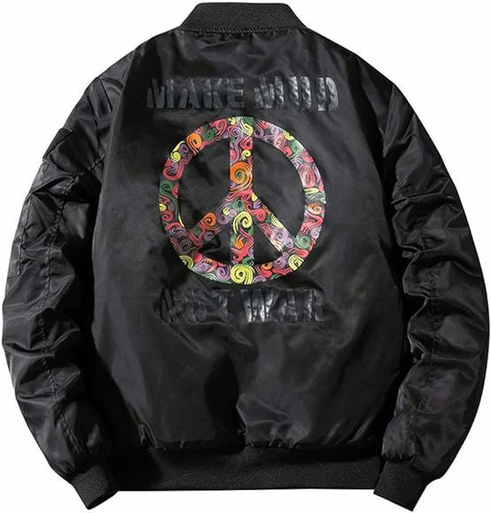 Black Ninja Bomber Jacket Men