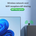 New Upgrades Mini USB Wireless Bluetooth 5.4 Transmitter Receiver Adapter WiFi 6 Dongle 900Mbps Dual Band For PC Laptop Win10/11. 