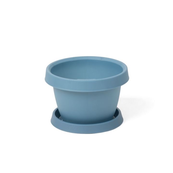 Phoenix%204L%20GRO%20Flower%20pot%20with%20Bottom%20Tray,Tempered%20plastic,No%20break%20or%20pade%20for%20sunlight,Attractive%20desing%20,available%20in%20different%20colours,availble%20with%20bottom%20tray%20for%20collect%20remaining%20water%20-%20Image%202
