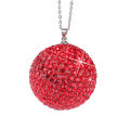 Crystal Ball Car Pendant with Diamond Inlay Car Rearview Mirror with Full Diamond Decoration Car Decoration Car Interior Pendant. 