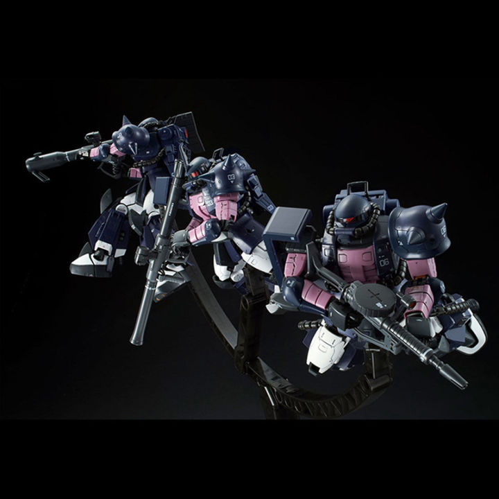 2025 New In Stock Diy Universal Assembly  Stand Domestic Production Black Triple Star Model Toy Hobby Acg Decoration For Gundam