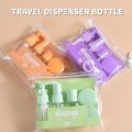 Travel Bottles Kit Leak Proof Portable Toiletry Containers Set Clear Travel Size Cosmetic Containers For Lotion Shampoo Cream So.