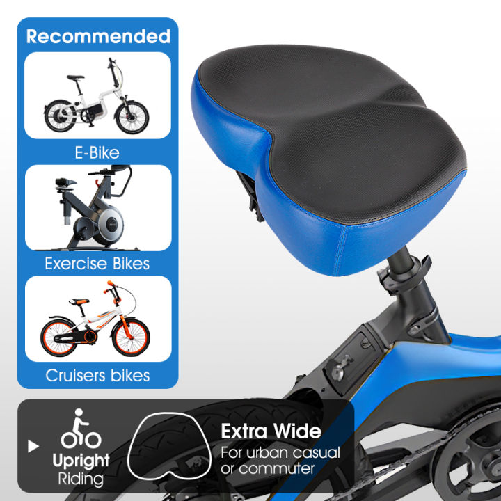 WEST%20BIKING%20Comfortable%20Bicycle%20Saddle%20Double%20Shock%20Absorption%20Commuter%20Cycling%20Seat%20High%20Elastic%20Widen%20MTB%20Road%20Bike%20Cushion%20-%20Image%203