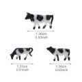HO and N Scale Model Cows Miniature Farm Animal Model Cow For Model Railway Layout Different Different Postures.