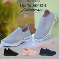 Athleisure Women Athletic Skechers Shoes Low Cut Sneakers Socks Canvas Walking Shoes for Women Best Choice for Winters. 