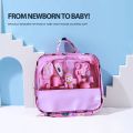 12 PCs Baby Care Kit Kids Hair Nail Healthcare Thermometer Grooming Brush Kit Clipper Scissors Kid Toiletries.