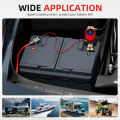 Top Post Battery Disconnect Switch 12V-48V with LED Voltmeter DC 5-60V Battery Kill Switch On/Off Battery Cut Off Switch For Car. 