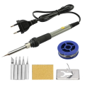 60W Adjustable Temperature Welding Solder Rework Station Heat Pen Tips Electric Soldering Iron for Repairing by BeBosLook.