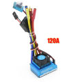 Waterproof 45A 60A 80A 120A Brushless ESC Dust-proof Electric Speed Controller Programming Card For 1/8 1/10 1/12 RC Car Crawler. 