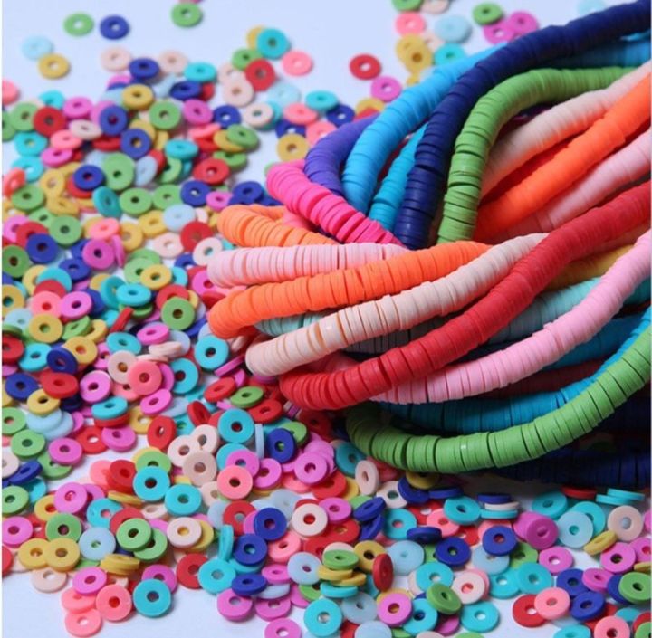 150pcs%20/200pcs%20Flat%20Round%20Polymer%20Clay%20beads%20ideal%20for%20Arts%20and%20Craft%20Bracelets%20and%20jewelry%20Making%20-%20Image%202