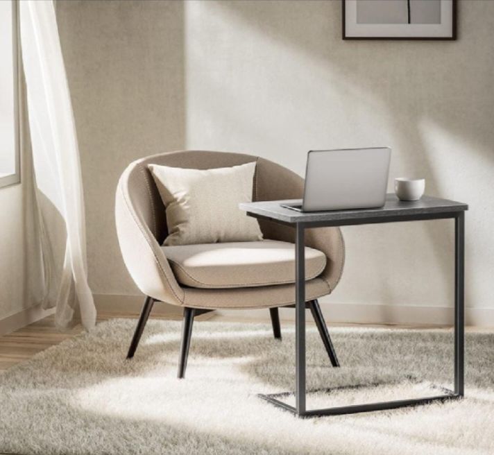 Modern%20Sofa%20Side%20Table%20for%20Living%20Room%20%7C%20Metal%20Frame%20with%20Wooden%20Top%20%7C%20C-Shaped%20Couch%20Table%20for%20Snacks,%20Coffee,%20Laptop%20&%20Home%20D%C3%A9cor%20-%20Image%203