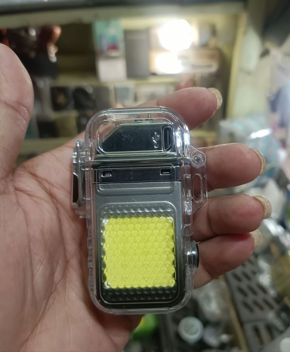 Zinc%20Alloy%20TYP-C%20Fast%20Charging%20Inflatable%20Waterproof%20And%20Windproof%20Quartz%20Watch%20Dual%20Arc%20Lighter%20With%20High%20Brightness%20COB%20Emergency%20Lighting%20LED%20Power%20Display%20Lighter%20-%20Image%203