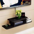 2 Tier Modern Wall Mount Floating Shelf TV  Customised Console 40x10x7.5 CM for Cable Boxes/Routers/Remotes/DVD Players/Game Consoles. 