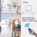 16A 20A 2-Way Control Tuya WiFi Smart Switch RF 433Mhz Relay Breaker Module Smart Life App Remote Works with  Home Alexa. 