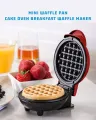 MINI Maker Waffle 4" Cooking Surface Non-Stick 350W. 