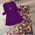 Stylish Casual Ware 2 piece Stitched Suit For Ladies Girls. 