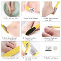 Professional Pedicure Foot Spa Set,10 in 1 Pedicure Set for Feet,Stainless Steel Foot Care Kit, Foot Rasp Dead Skin Remover Foot. 