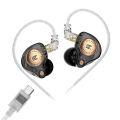 KZ EDX PRO 2 Dynamic In Ear Earphone HIFI DJ Earphones Earbud Music Noise Cancelling Headset 3.5MM Tpre-c Plug Optional.