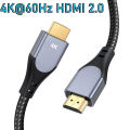 HDMI 2.1 cable 3M/1.8M/0.9M HDMI 2.0 cable 4K 120Hz Braided HDMI cable Supports HDR CEC Earc for Xbox PS5 PS4 Pro HDTV PC. 