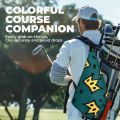 Stylish Printed Golf Towel Large Size Quick Dry Super Absorbent Waffle Fabric Quick Clean Machine Washable Suitable Golf Bags.