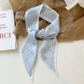 4pcs/Set Series Silk Satin Scarf Women Cloth Hair Bands Headdress Accessories Lady Scarves Ribbon Neck Ties for Bag Handle. 