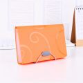 A6 Multi-layer 13 Grids Expanding Wallet File Folder Buckle Organ Bag Large Capacity School Office Data Storage Organizer Pouch. 