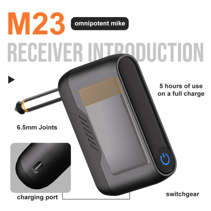 Wireless%20Microphone%20M23%20UHF%202%20Channel%20Karaoke%20System%20With%20Rechargeable%20Receiver%20Cordless%20Handheld%20Mic%20For%20Church%20Party%20Speaker%20-%20Image%204