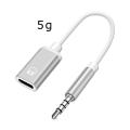 New Earphone Adapter USB C To Aux Audio Dongle Cable Headphone Aux Cable Converter Type-C Converter Earphone Audio Adapter Cable.