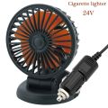 EAFC Mini Car Air Cooling Single Head Fan12V-24V 5V USB Powered 360 Degree Omni-directional Rotating Air Cooling Fan Accessories.
