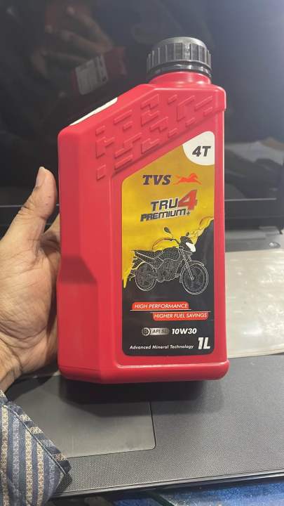 tvs tru4 premium engine oil  10w30