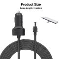 3IN1 Car Power Cord for Starlink Mini Cigarette  12V-48V Plug and Play for Car RV Boat 3M / 5M Cable Car Accessories. 