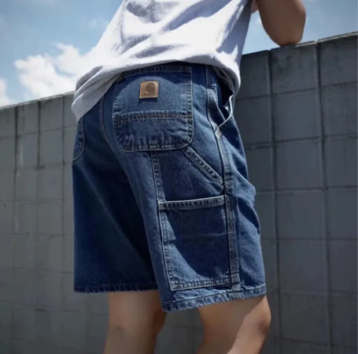 Summer%20Straight%20Carpenter%20Denim%20Half%20Shorts%20For%20Men%20-%20Image%204