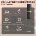 Xiaomi CIRCLE JOY Silver Knight Milk Frother Handheld Coffee, Drink Mixer.