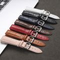 Genuine Calfskin Leather Watch Strap Slub Pattern Bracelet 12/13/14/15/16/17/18/19/20/21/22/24mm Universal Watchband Accessories.