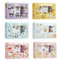 Sanrio Sticker Roll Gift Box Cute Hello Kitty Cinnamoroll Kuromi My Melody Pompompurin Hand Acount Tape Stickers Decal Kids Toys. 