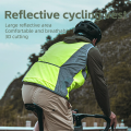 ROCKBROS Bicycle Vests Reflective Safety Warning Bike Vest Breathable Motorcycle MTB Road Riding Sleeveless Cycling Vests Tops. 