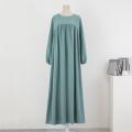 Spirng Autumn Full Sleeve Casual Plus Size Dress Women Loose Maxi Dresses Female Oversize Long Dresses Vestidoes Fit 120KG.