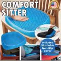 Egg Sitter Absorb Pressure Support Back Pain Relief Breathable Honeycomb Car and Office Cushion Seat Gel Non-Slip. 