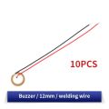10/20PCS Piezoelectric Ceramic Wafer Plates Piezo Diameter 12MM 15MM 18MM 20MM 27MM 35MM 50MM with Wire for Buzzer Loudspeaker.