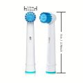 4-20pcs Brush Head Nozzles for Braun Oral B Electric Toothbrush Replacement Head Refill Sensitive Clean Cross Action for Oralb.